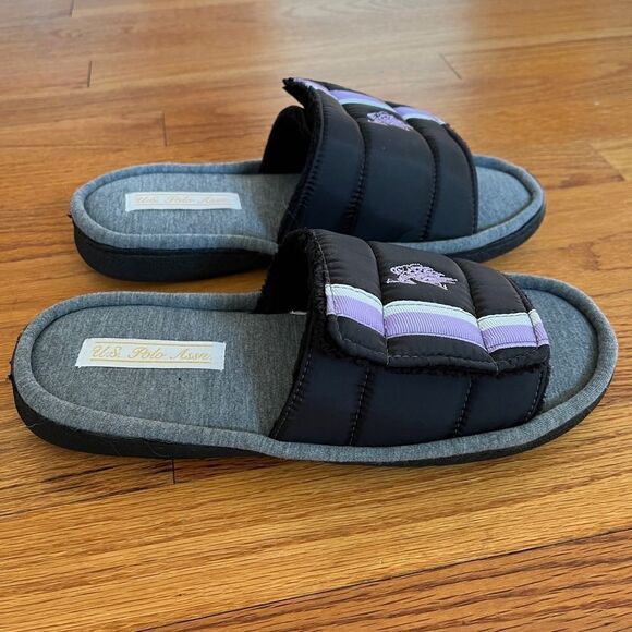 U.S. POLO ASSN. Slippers | Size 9/10 - Picture 2 of 7
